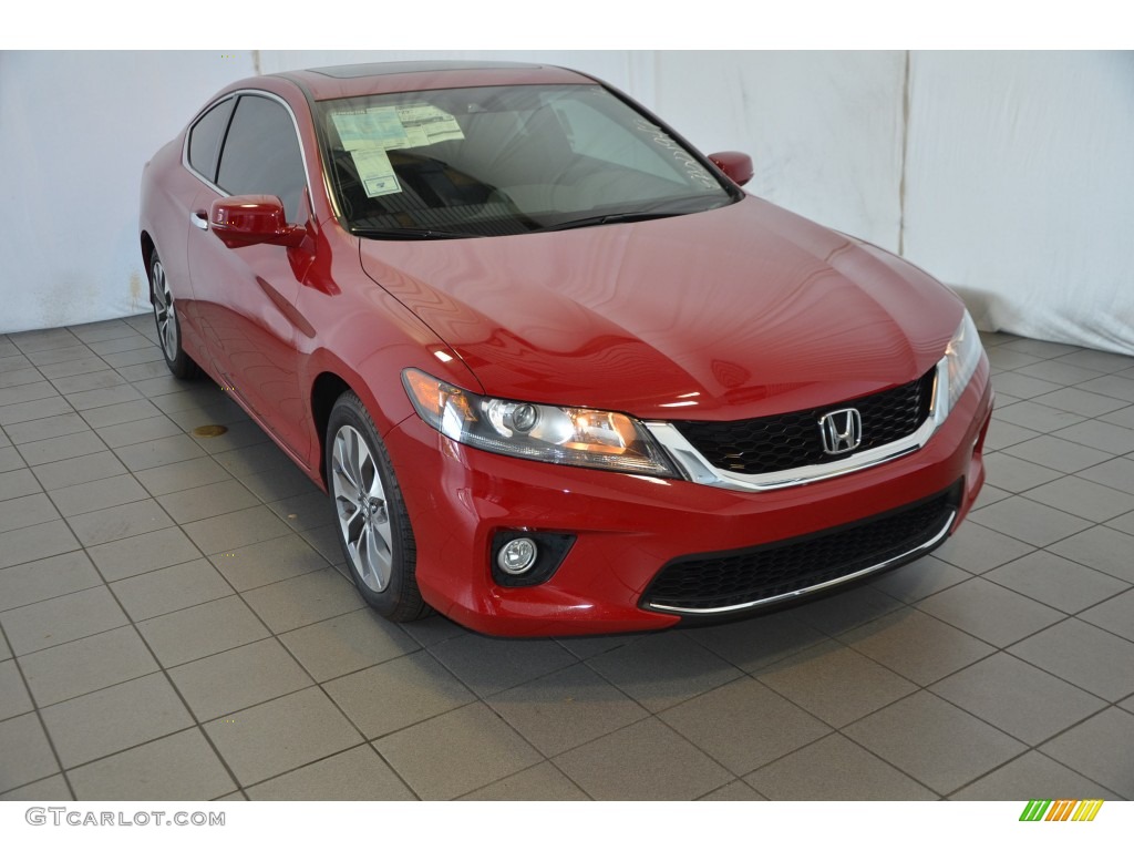 2014 Accord EX-L Coupe - San Marino Red / Black photo #1