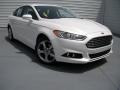 2014 White Platinum Ford Fusion SE EcoBoost  photo #1