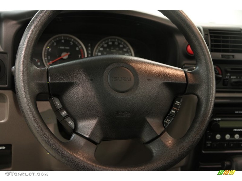 2004 Isuzu Rodeo S 4WD Gray Steering Wheel Photo #94710282