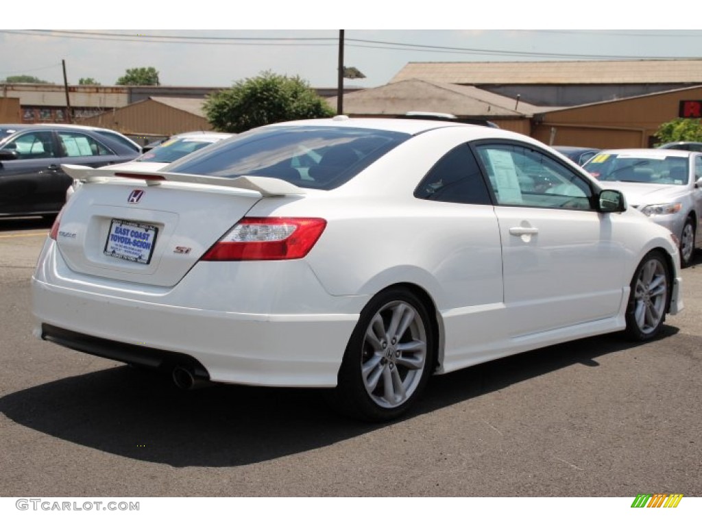 2007 Civic Si Coupe - Taffeta White / Black photo #3