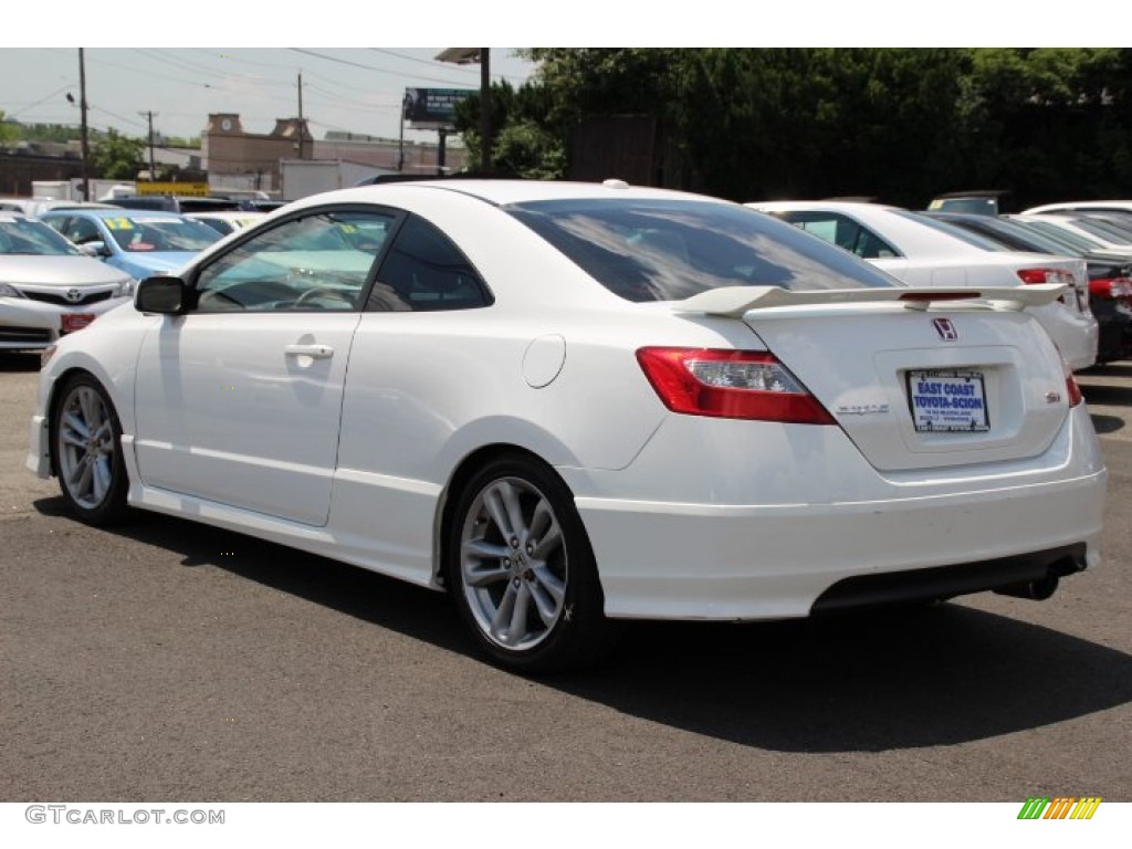 2007 Civic Si Coupe - Taffeta White / Black photo #5