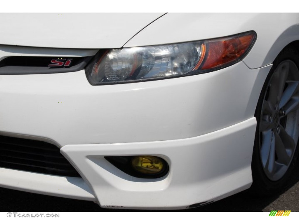 2007 Civic Si Coupe - Taffeta White / Black photo #30