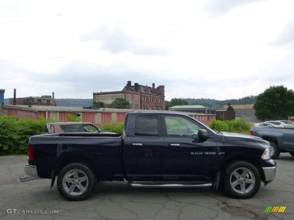 2012 Ram 1500 SLT Quad Cab 4x4 - True Blue Pearl / Dark Slate Gray/Medium Graystone photo #1