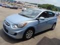 2012 Clearwater Blue Hyundai Accent GS 5 Door  photo #5