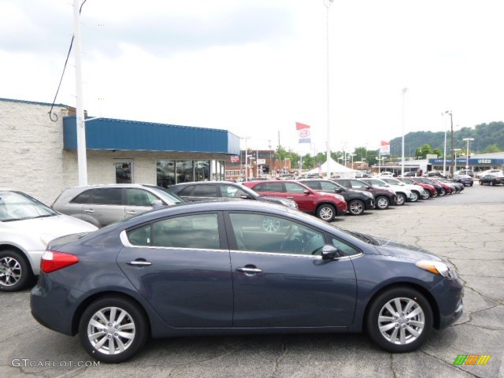 Steel Blue Kia Forte