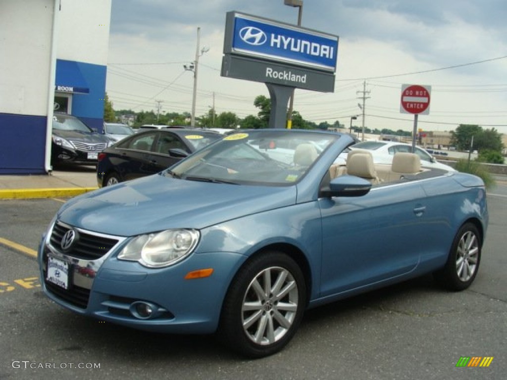 2009 Eos Komfort - Eismeer Blue Metallic / Moonrock Grey photo #1