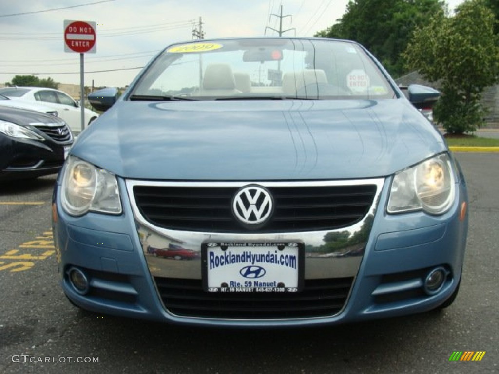 2009 Eos Komfort - Eismeer Blue Metallic / Moonrock Grey photo #3