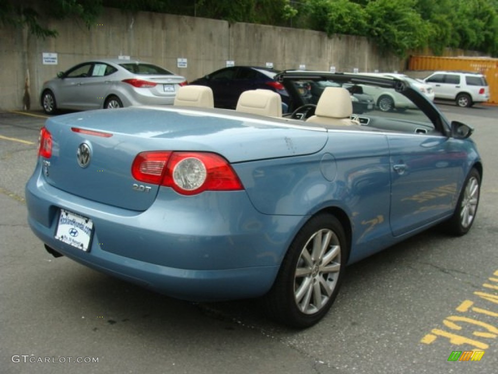 2009 Eos Komfort - Eismeer Blue Metallic / Moonrock Grey photo #5