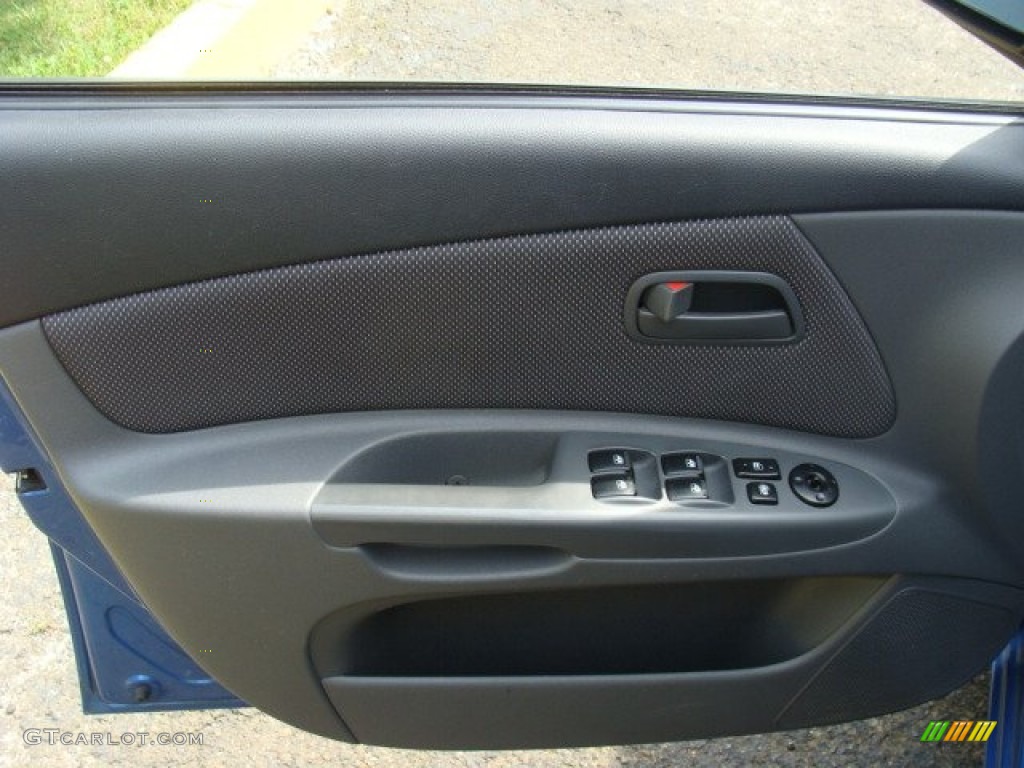 2008 Rio LX Sedan - Sapphire Blue / Gray photo #7