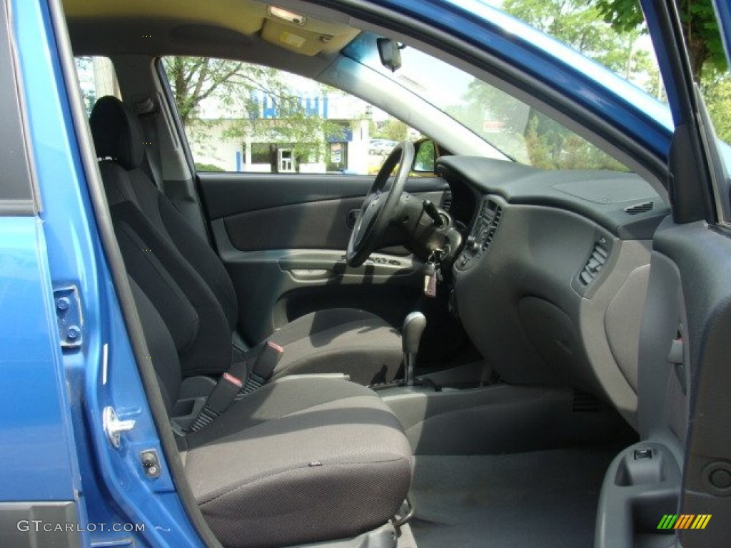 2008 Rio LX Sedan - Sapphire Blue / Gray photo #11