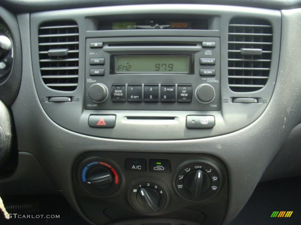 2008 Rio LX Sedan - Sapphire Blue / Gray photo #15