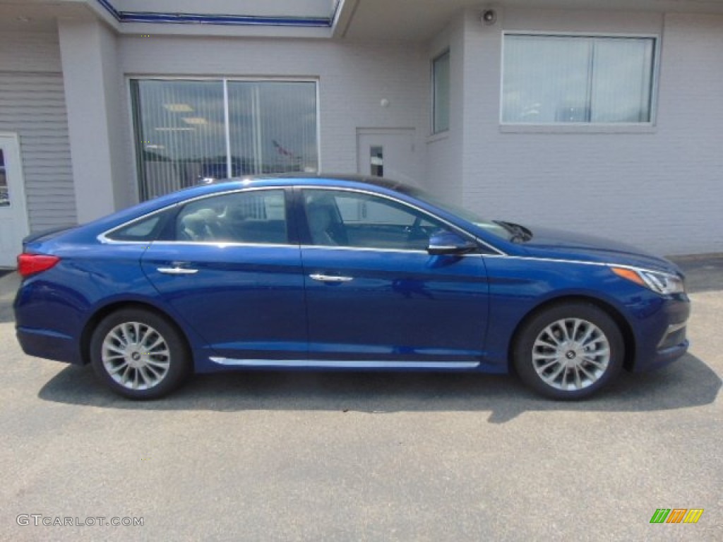 Lakeside Blue 2015 Hyundai Sonata Limited Exterior Photo #94715799