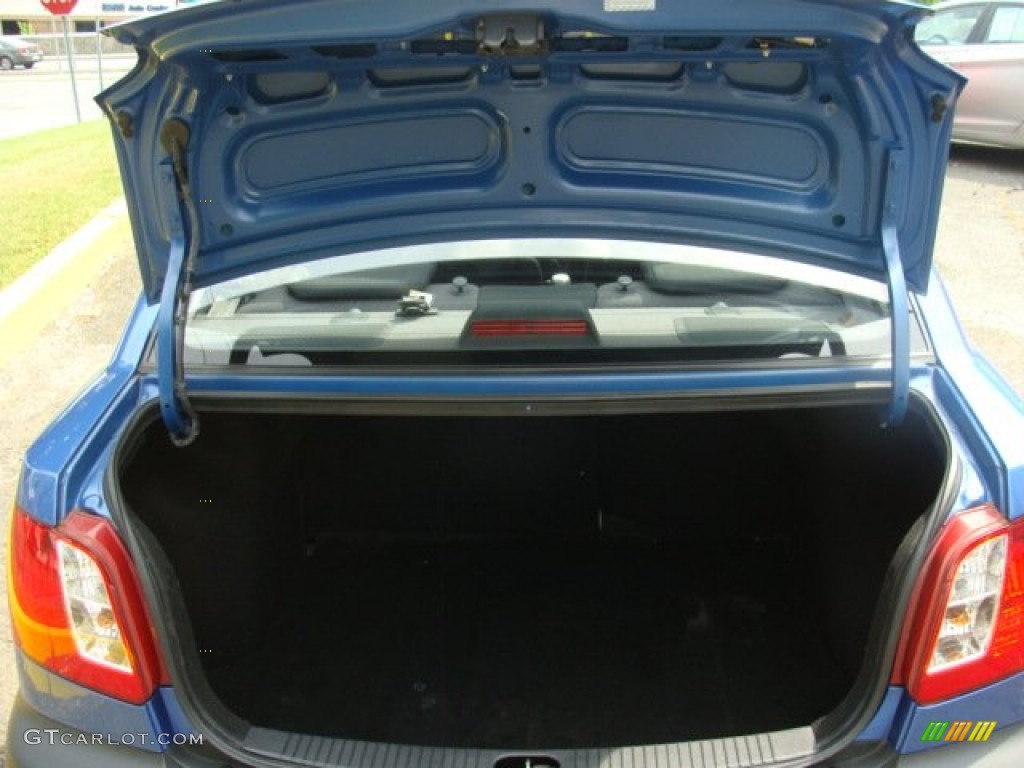 2008 Rio LX Sedan - Sapphire Blue / Gray photo #19