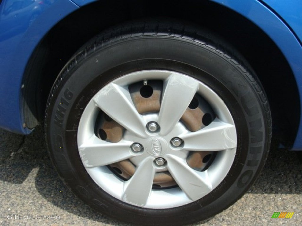 2008 Rio LX Sedan - Sapphire Blue / Gray photo #24