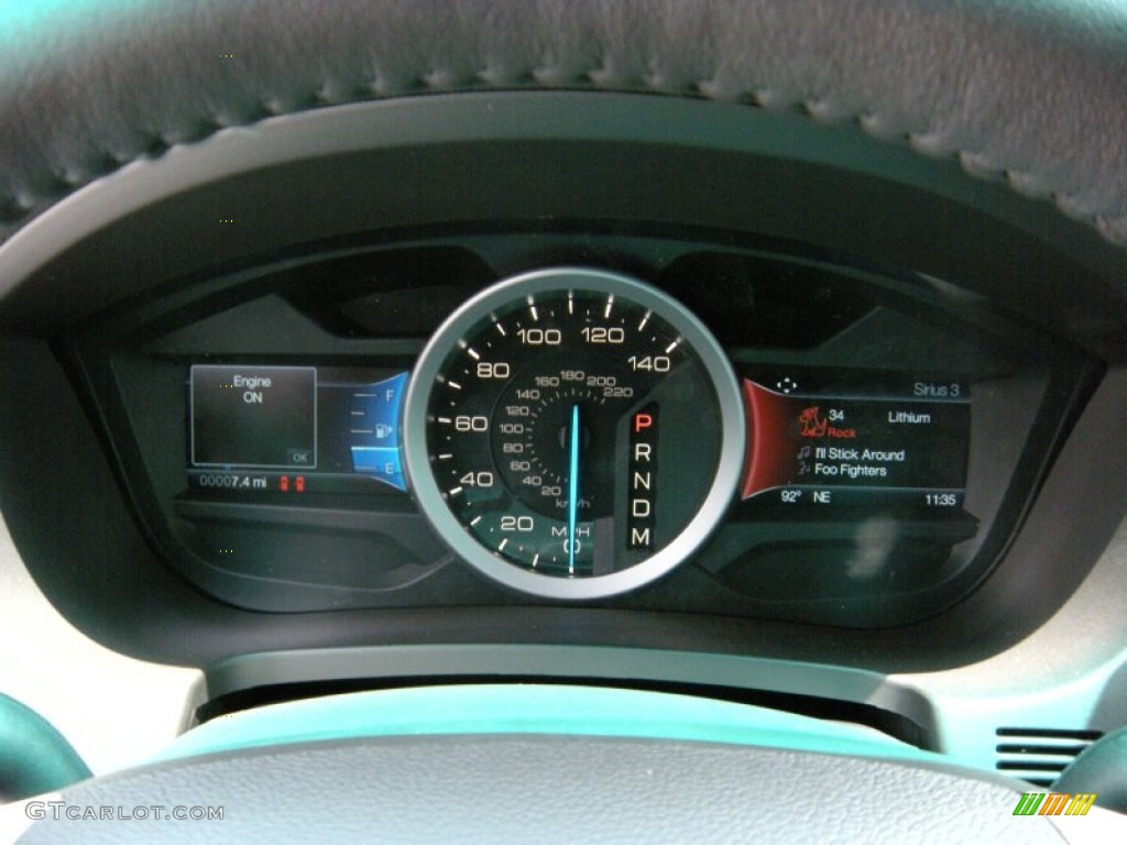 2014 Explorer XLT - White Platinum / Charcoal Black photo #34