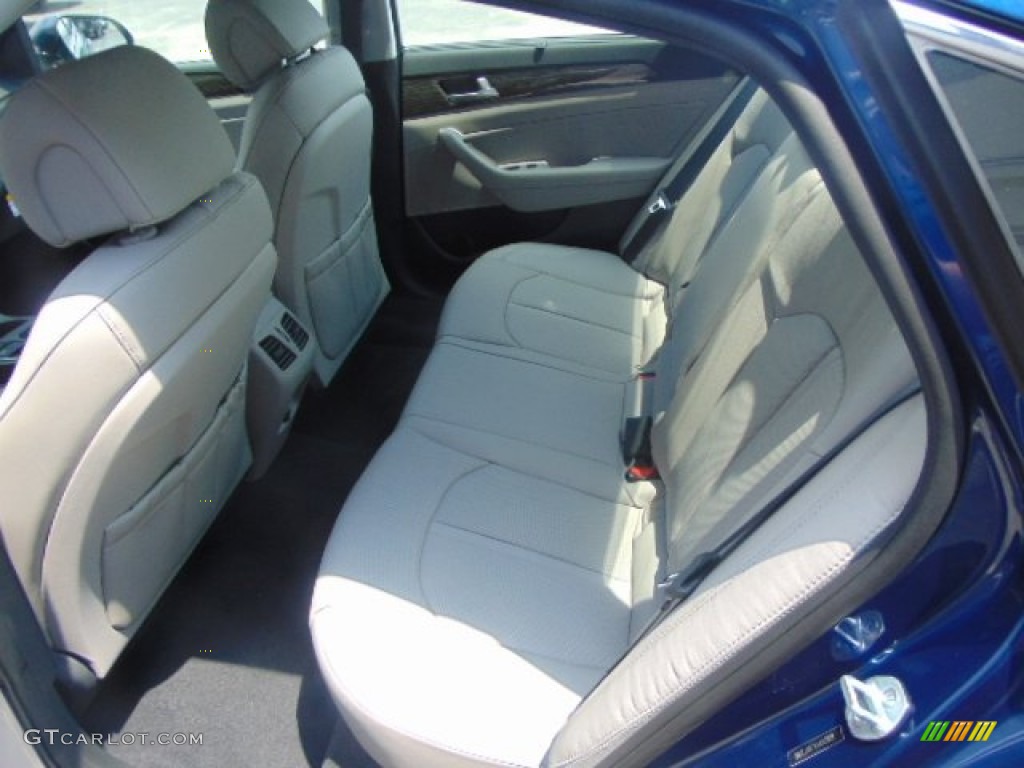 Gray Interior 2015 Hyundai Sonata Limited Photo #94716042