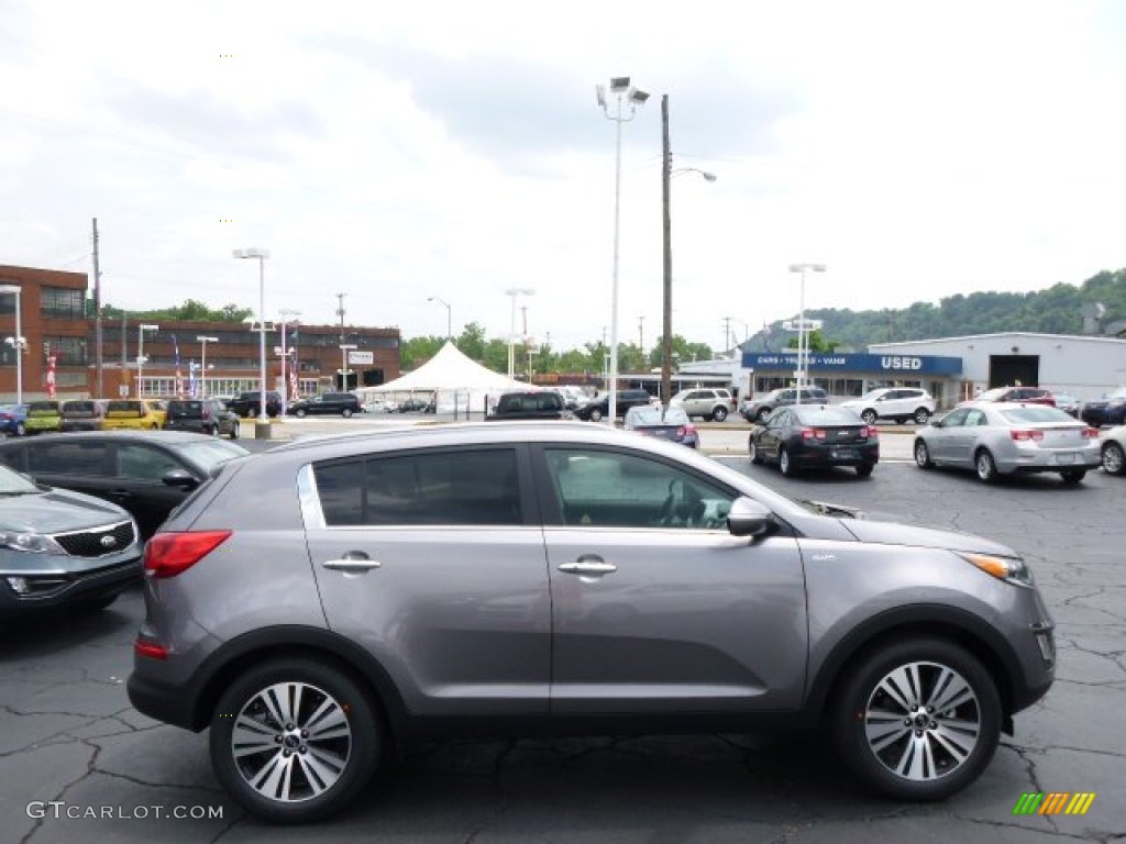 Mineral Silver 2014 Kia Sportage EX AWD Exterior Photo #94716088