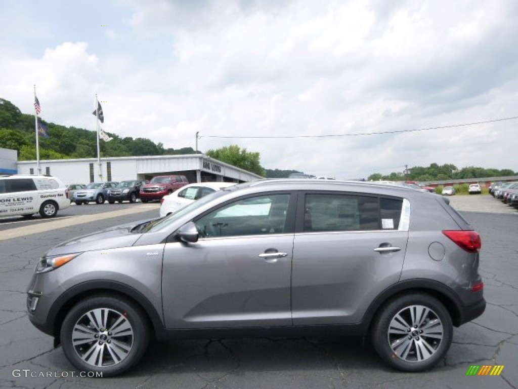 Mineral Silver 2014 Kia Sportage EX AWD Exterior Photo #94716171