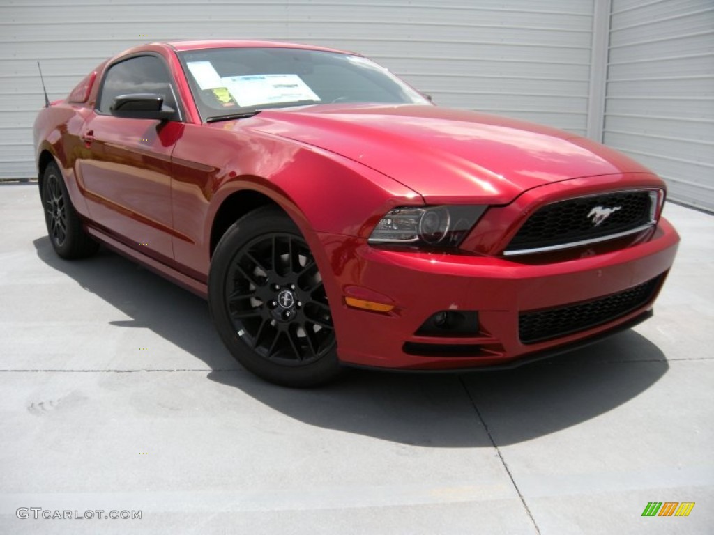 Ruby Red 2014 Ford Mustang V6 Coupe Exterior Photo #94716801