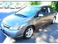 2008 Galaxy Gray Metallic Honda Civic EX-L Sedan  photo #3