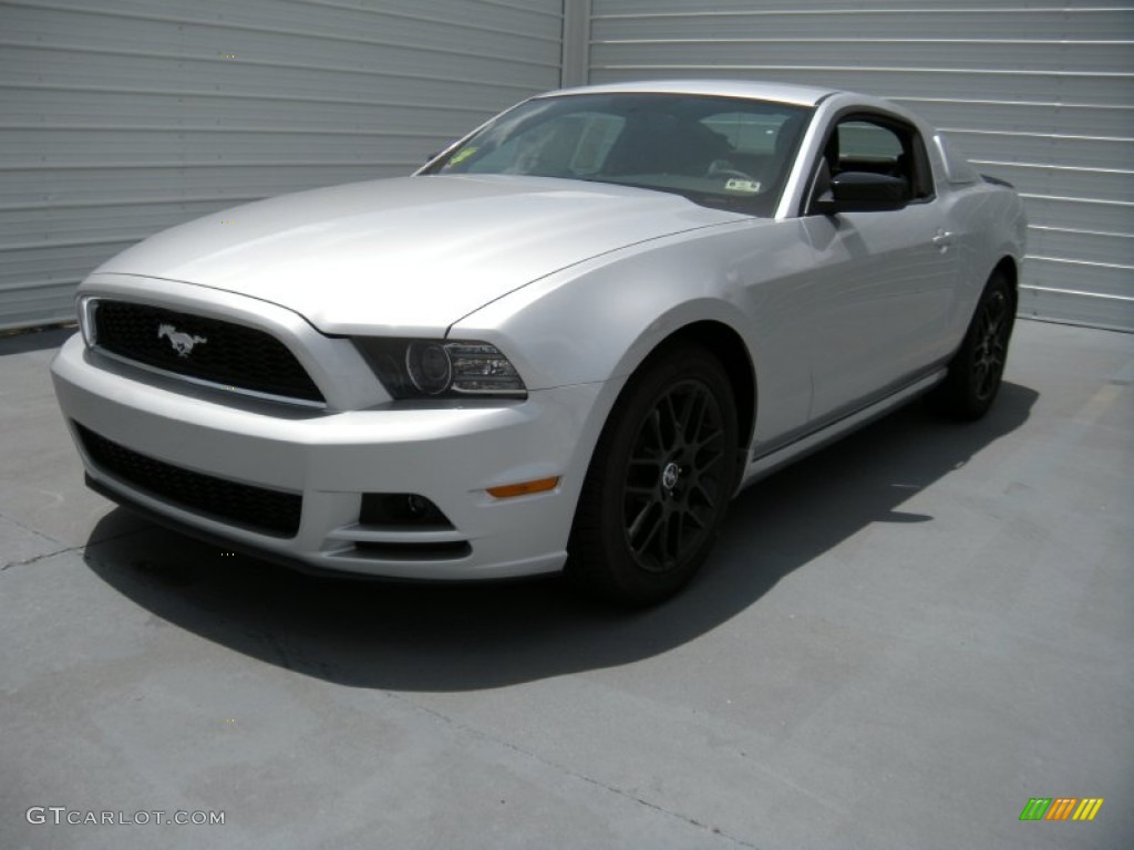 2014 Mustang V6 Coupe - Ingot Silver / Charcoal Black photo #7