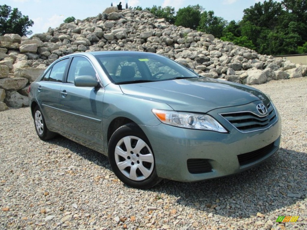 Aloe Green Metallic 2011 Toyota Camry LE Exterior Photo #94720635