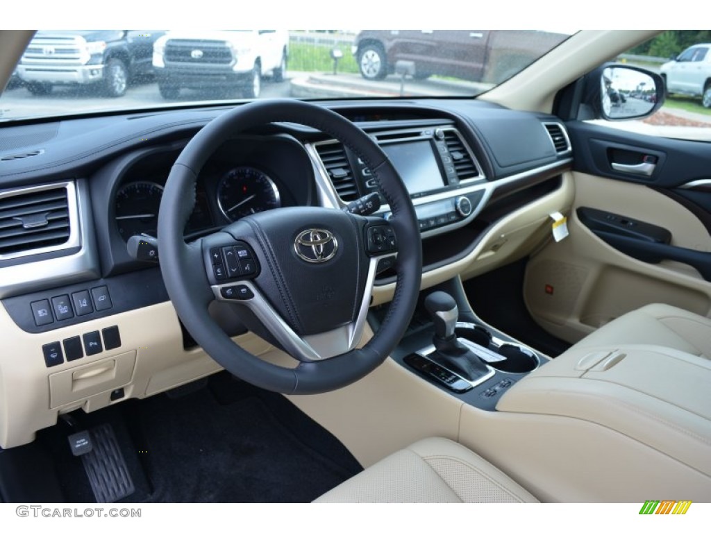 Almond Interior 2014 Toyota Highlander Limited Photo #94721410