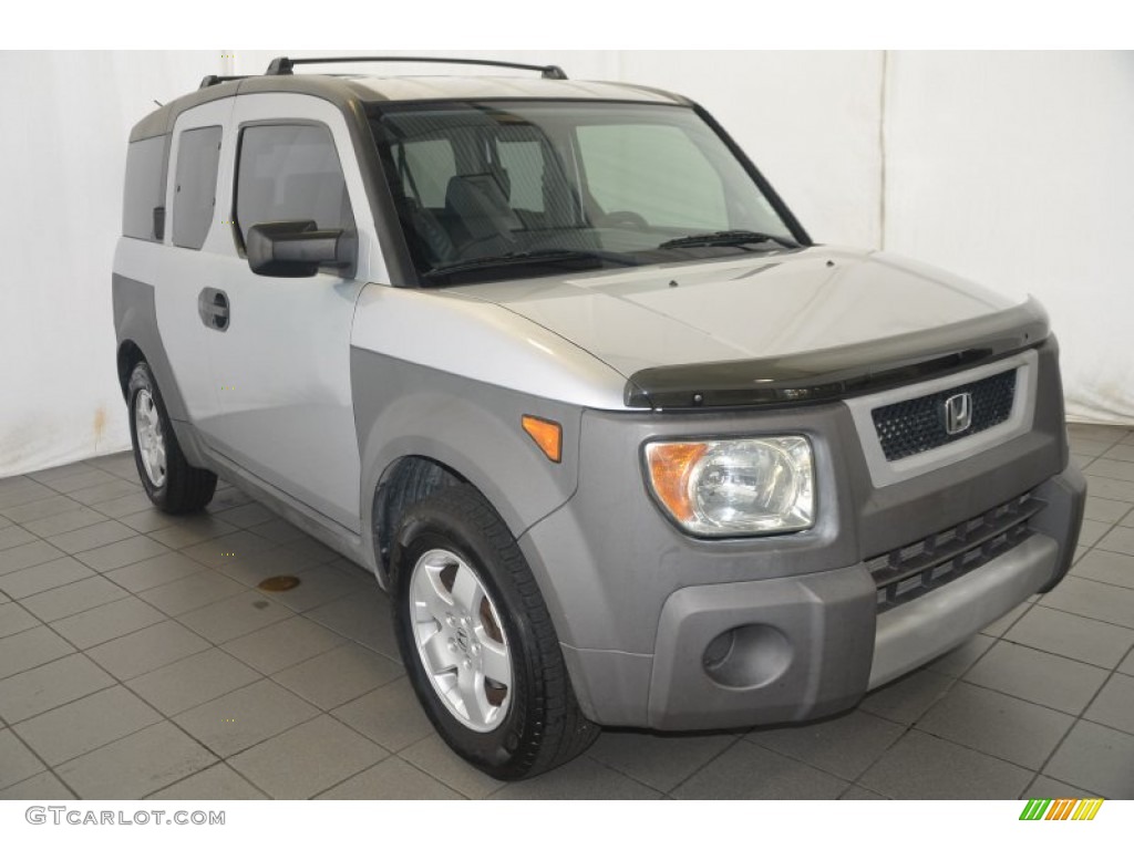 2003 Element EX AWD - Satin Silver Metallic / Gray photo #1