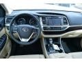 2014 Toyota Highlander Almond Interior Dashboard Photo