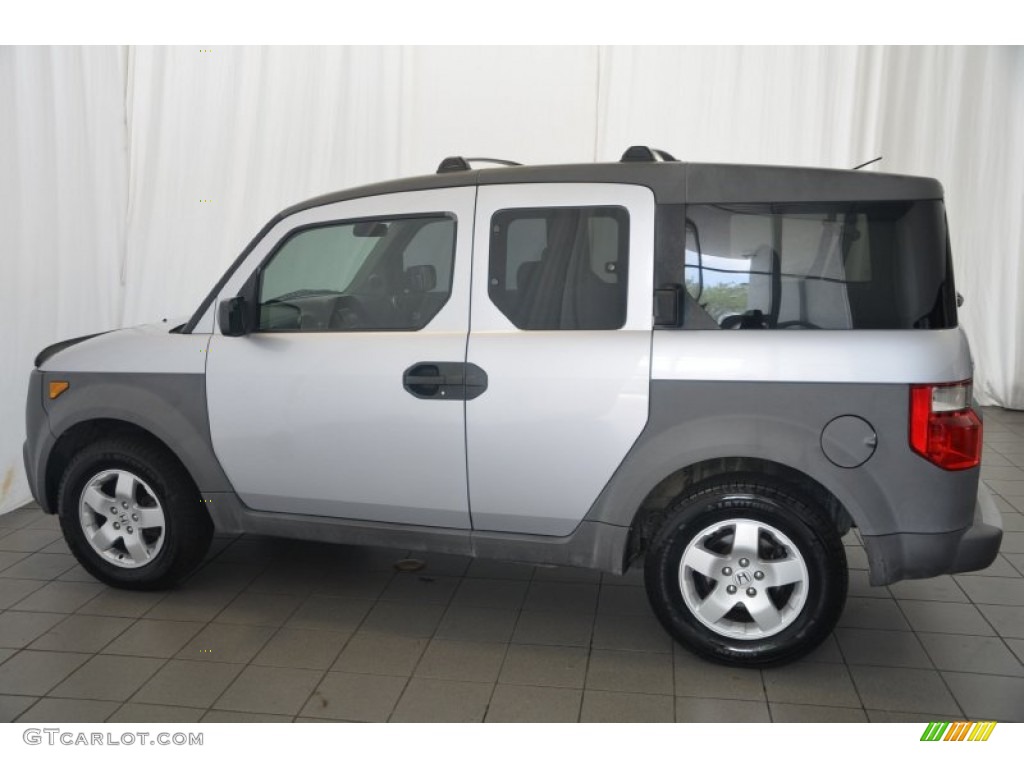 2003 Element EX AWD - Satin Silver Metallic / Gray photo #10