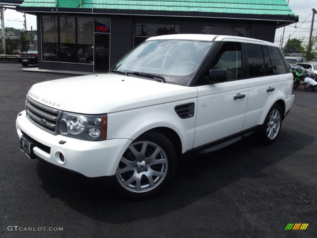 2009 Range Rover Sport HSE - Alaska White / Tan/Ebony photo #1
