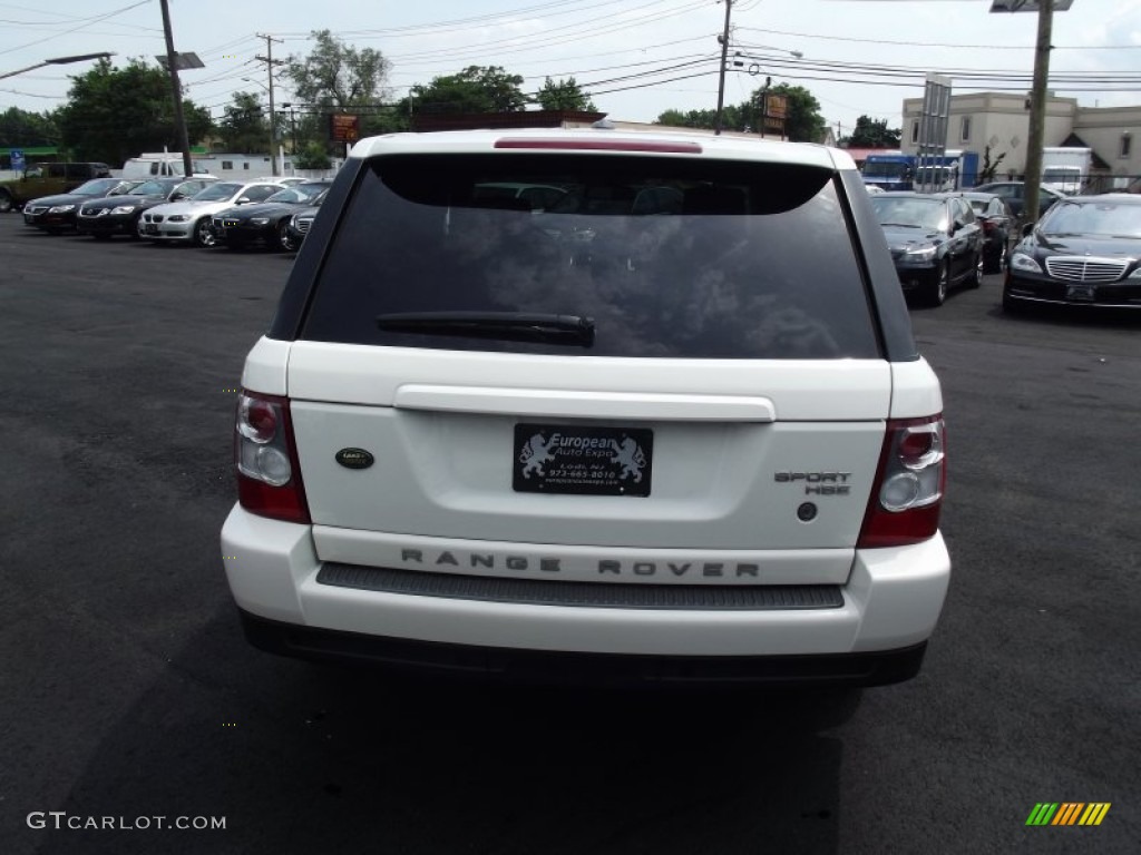 2009 Range Rover Sport HSE - Alaska White / Tan/Ebony photo #5