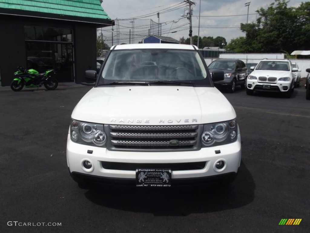 2009 Range Rover Sport HSE - Alaska White / Tan/Ebony photo #7