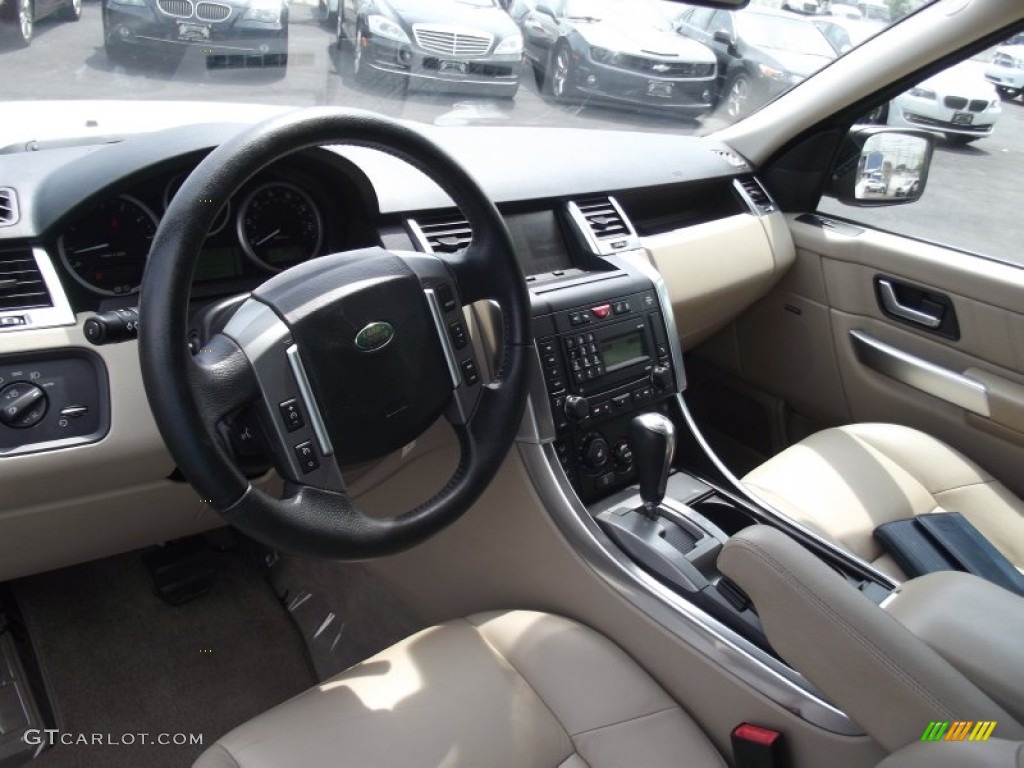 2009 Range Rover Sport HSE - Alaska White / Tan/Ebony photo #8