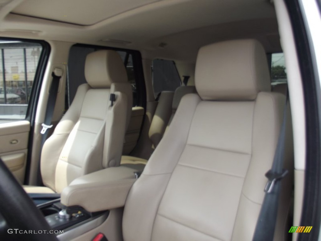 2009 Range Rover Sport HSE - Alaska White / Tan/Ebony photo #9