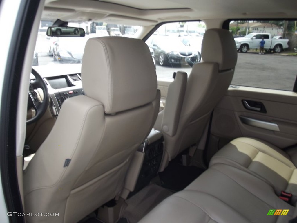 2009 Range Rover Sport HSE - Alaska White / Tan/Ebony photo #10