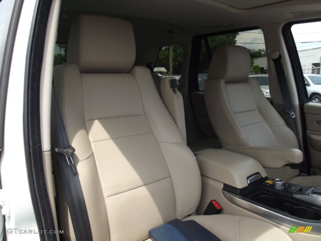 2009 Range Rover Sport HSE - Alaska White / Tan/Ebony photo #15