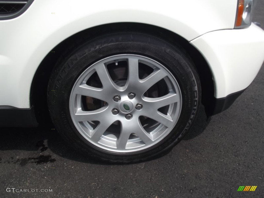 2009 Range Rover Sport HSE - Alaska White / Tan/Ebony photo #16