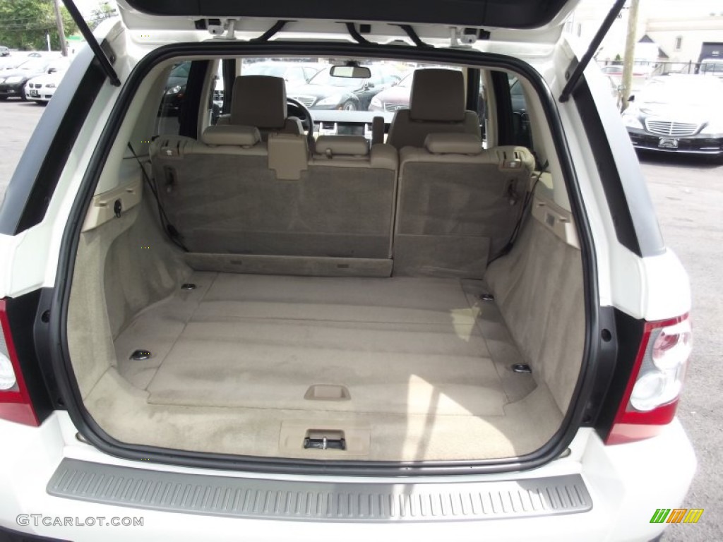 2009 Range Rover Sport HSE - Alaska White / Tan/Ebony photo #17