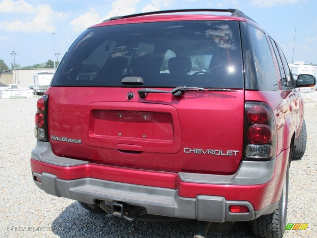 2002 TrailBlazer LTZ 4x4 - Majestic Red Metallic / Dark Pewter photo #28