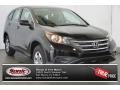 2014 Crystal Black Pearl Honda CR-V LX  photo #1