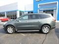 2011 Steel Green Metallic Chevrolet Traverse LT AWD  photo #2