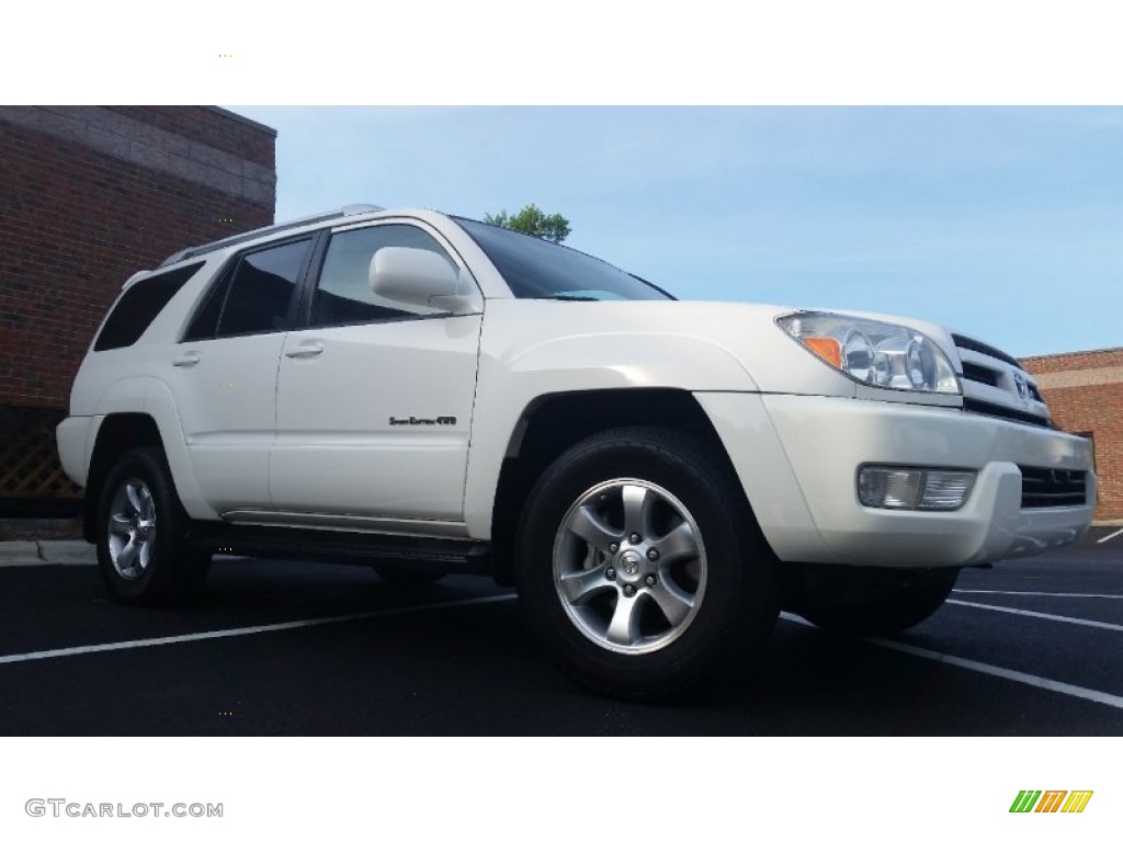 2004 4Runner SR5 4x4 - Natural White / Stone photo #2