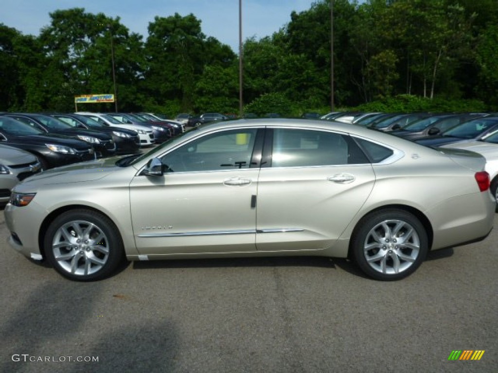 Champagne Silver Metallic 2015 Chevrolet Impala LTZ Exterior Photo #94726611