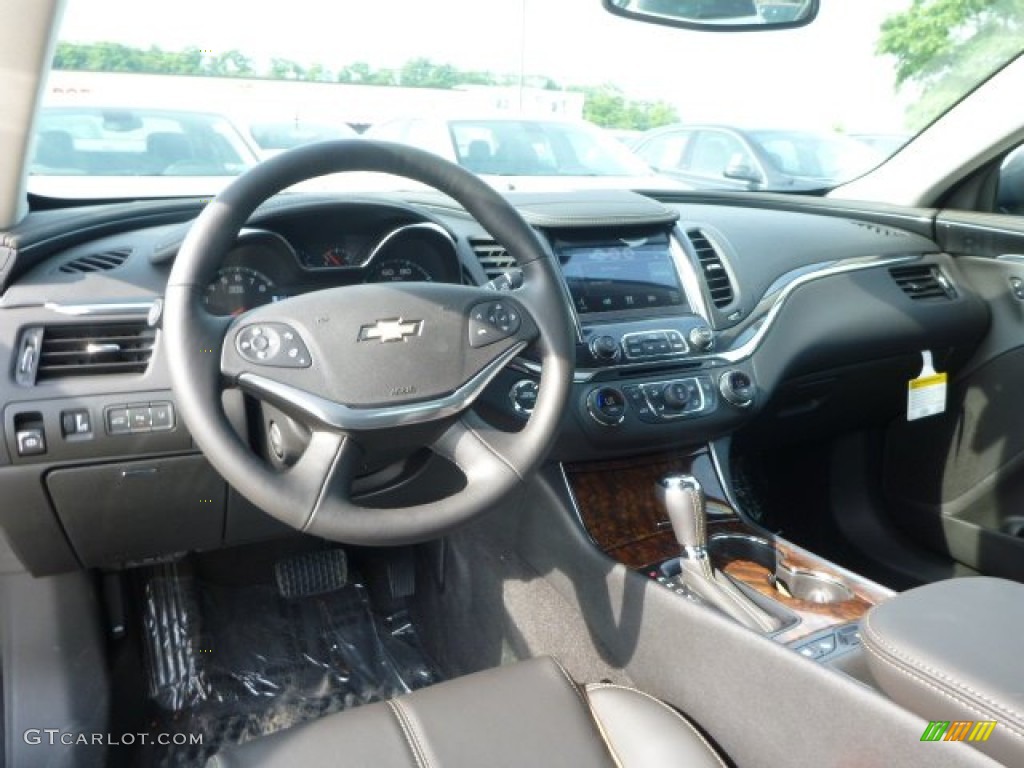 Jet Black Interior 2015 Chevrolet Impala LTZ Photo #94726674