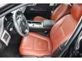 2011 Jaguar XF London Tan/Warm Charcoal Interior Front Seat Photo