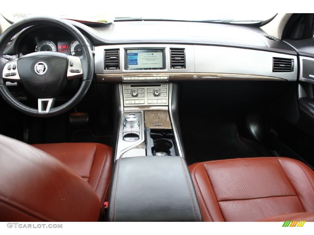 2011 Jaguar XF XF Supercharged Sedan London Tan/Warm Charcoal Dashboard Photo #94727643