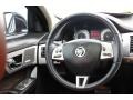 2011 Jaguar XF London Tan/Warm Charcoal Interior Steering Wheel Photo