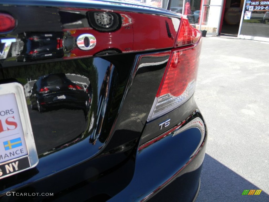 2009 C70 T5 Convertible - Solid Black / Calcite photo #46
