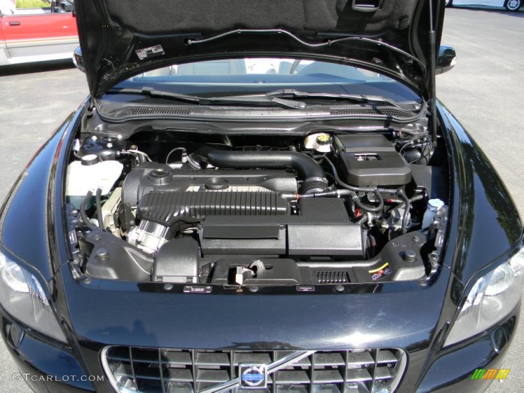 2009 C70 T5 Convertible - Solid Black / Calcite photo #58